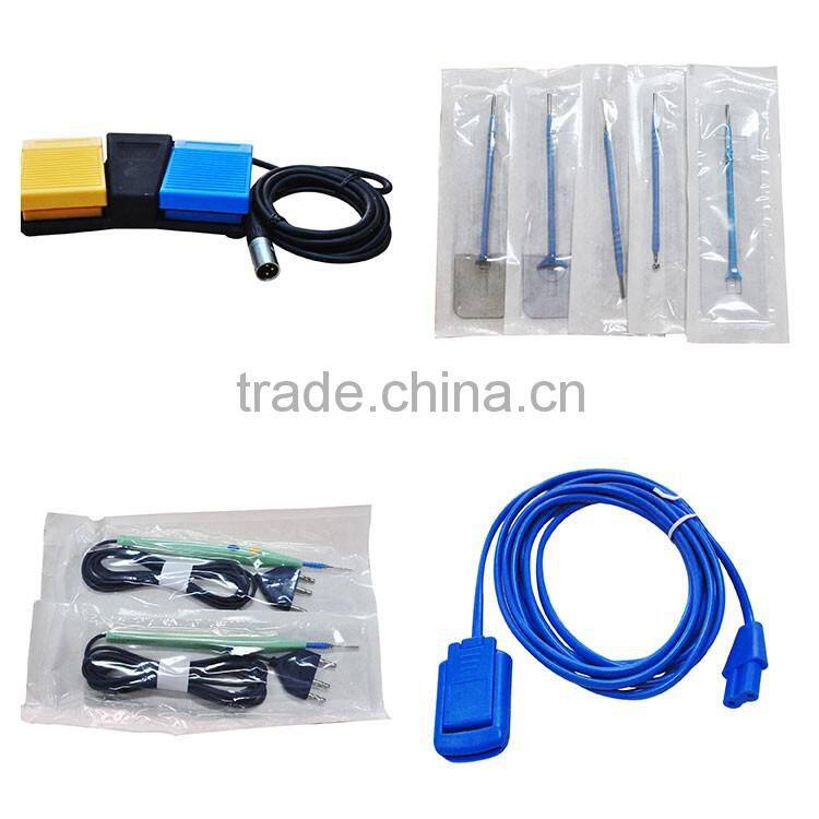 CE ISO approved Five working models High frequency Electrosurgical Unit portable electrosurgical generator