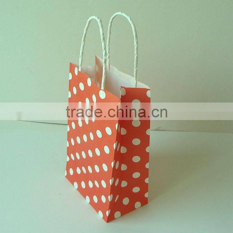 stand up wedding or party small kraft gift packaging bag wholesale