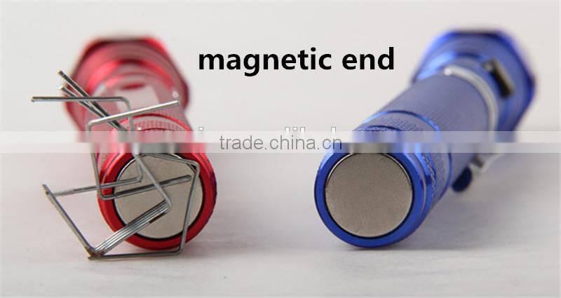 Pick up Tool Torch Telescopic Magnetic LED Flashlight Pen with Six LED