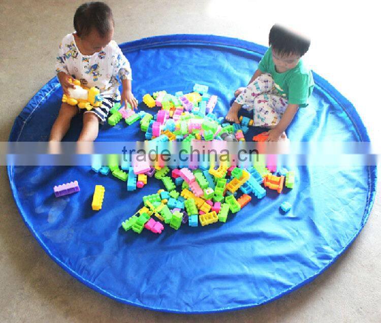 Promotion children play mat bag toy storage bag organizer