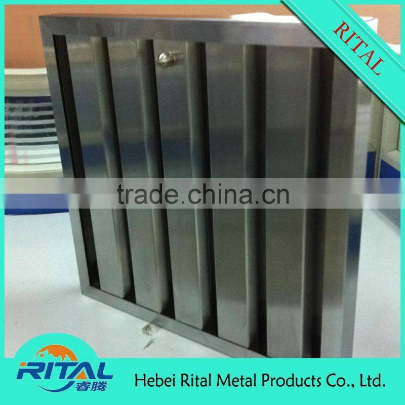 Commercial Stainless Steel Range Hood Baffle Exhaust Filter