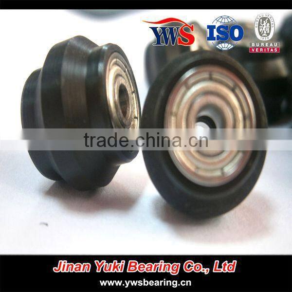 customized 623 v groove rubber coated bearings