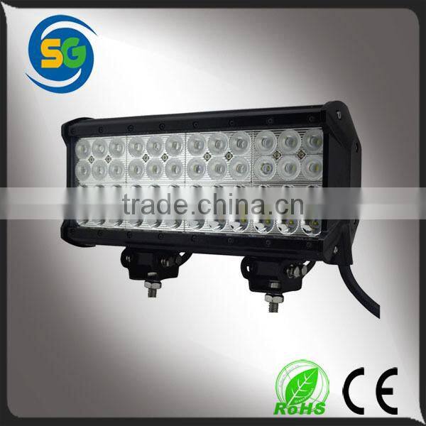Warranty 2 year IP68 12V-30V 12Inch Vehicle 144W Qual Row Combo ATVs led light bar