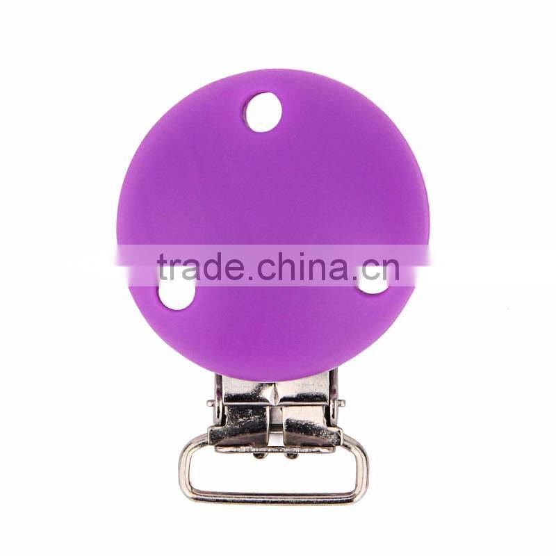 Wholesale Silicone Silicone Rounded Shape Clip Assemble with Pacify
