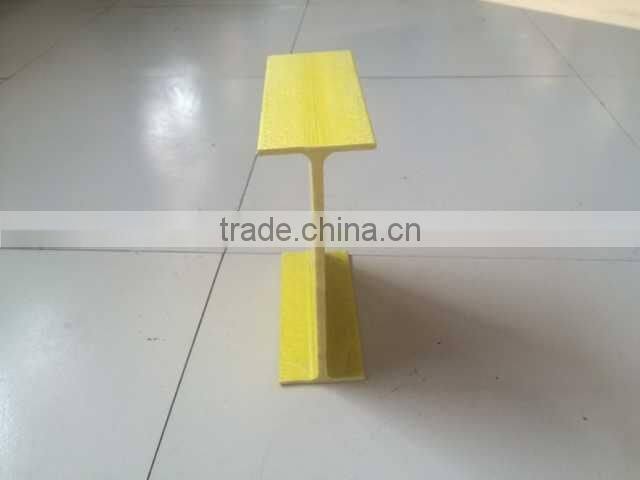 Hot selling frp pultruded I beam,frp i beam,fiberglass support beam
