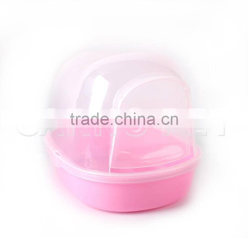 new design hamster products Portable colorful plastic bathroom for hamster