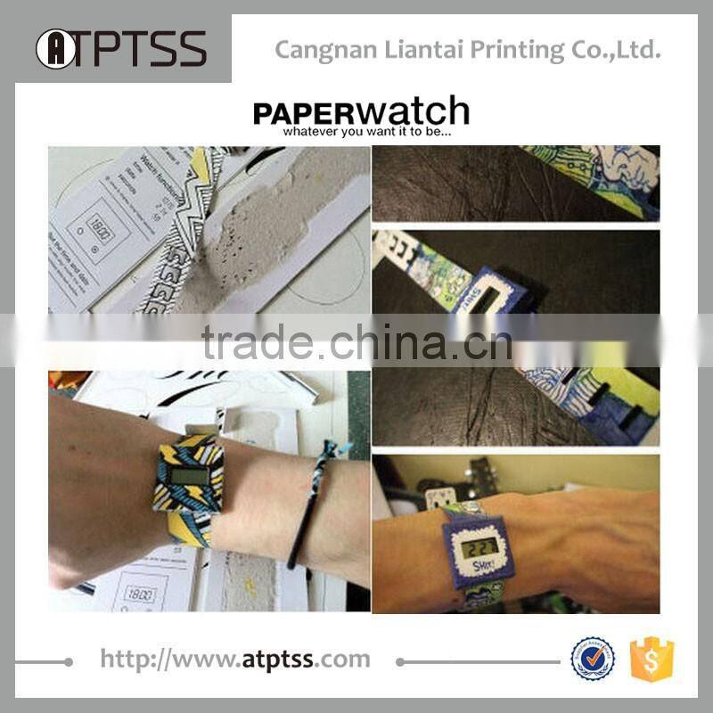 DIY hot selling tyvek paper watch for kid