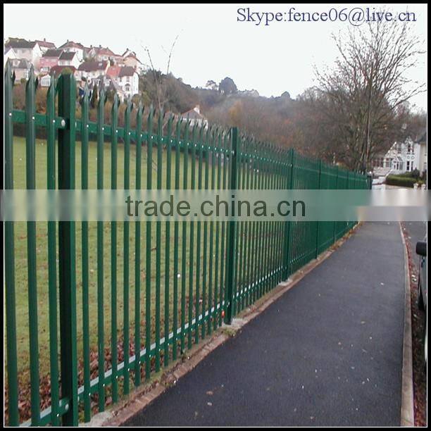China Cheap security palisade fence / security euro palisade fence / steel palisade fence (Direct Factory)