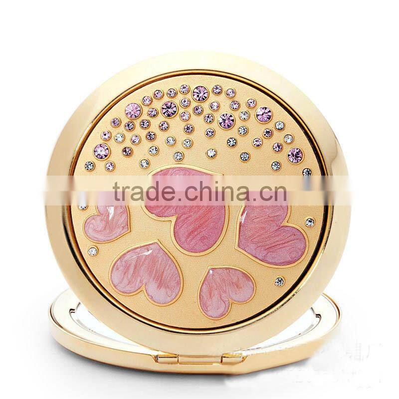 Fashion folding Makeup portable Valentines Gift Mirror