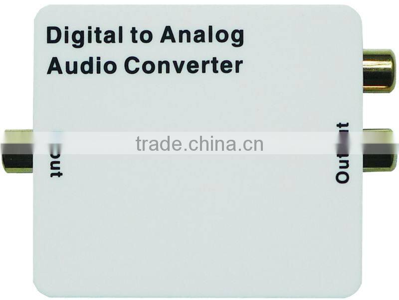 Digital audio to analog audio converter