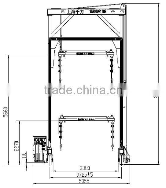 30T-40T port lifting container crane for transportation
