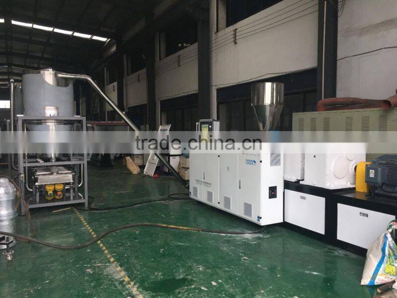 pvc new material pelletizing line/soft and rigid pvc granulation production plant price