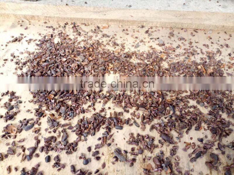 Stainless steel cocoa bean peeling peeler machine on sale