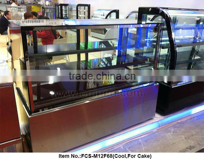 Free Standing Pastry Display Cases/Pastry Shop Equipment/Dessert Display Case