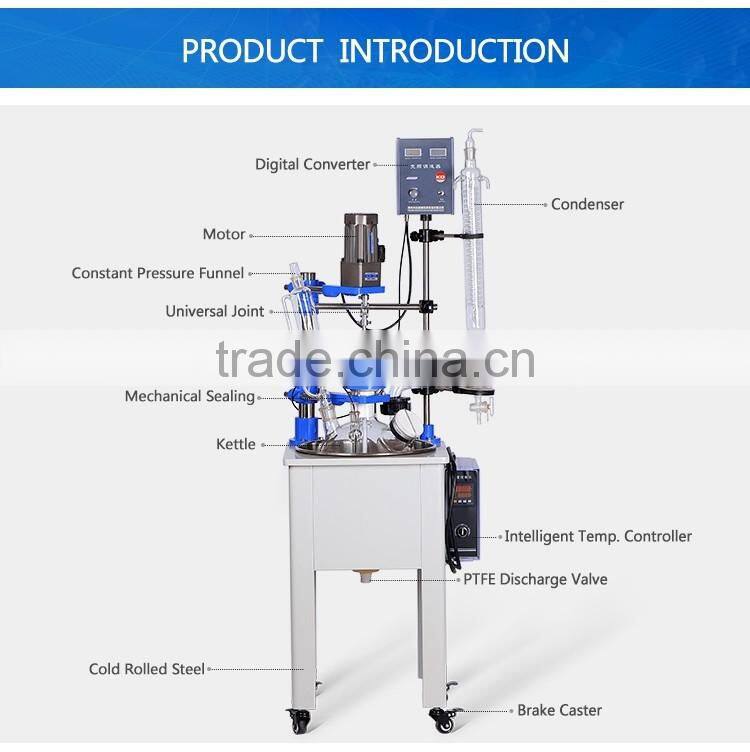 (KD)Laboratory Chemical Anti Acid Glass Reactor