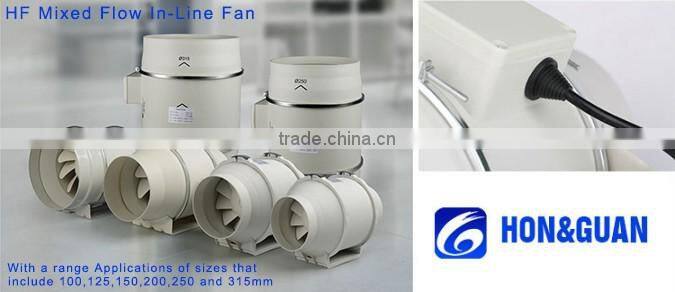 4 inch 100mm mixed inline duct fan air blower fan