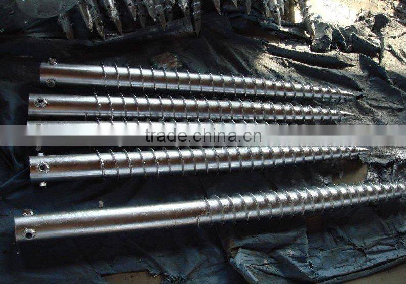 galvanized pole anchor