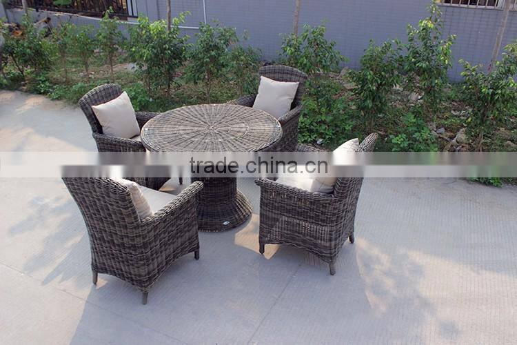 Antique Design Furniture Hollow Wicker Dining Set
