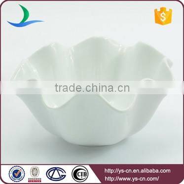 Wholesale white kitchen customized refrigerated ceramic fruit bowl