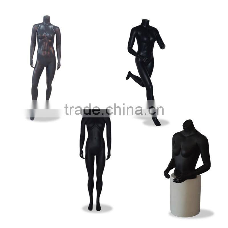 Cheap Fiberglass Sports Female Mannequin Without Head C-YZSM-001