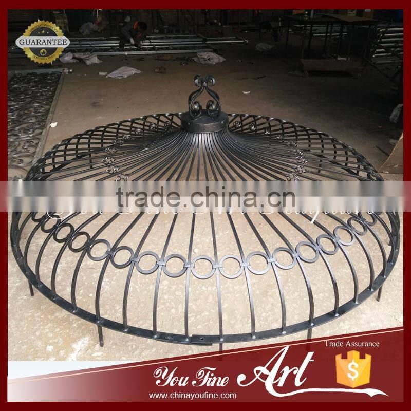 beautiful iron water well cover for home