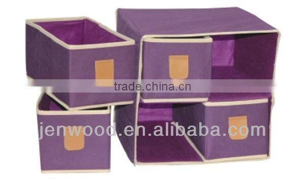 Four Cells Foldable Waterproof Storage Bins