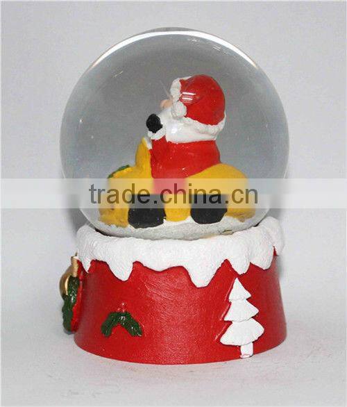 New resin snow globe with light