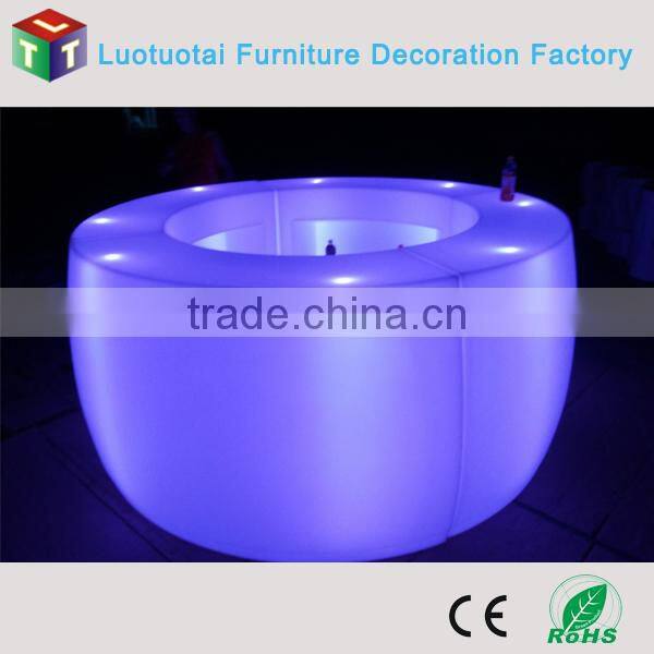 Modern Fashion glowing furniture RGB color led bar counter