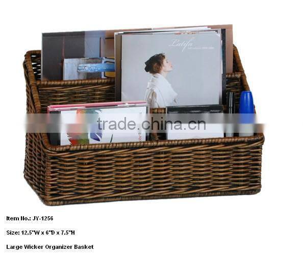 Linyi wholesale exquisite magazine wire basket with 100%handmade