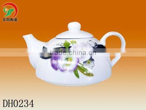 wholesale porcelain chaozhou porcelain teapot with custom logo