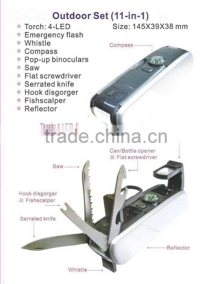 11-In-1 Outdoor Companion , 11-in-1 Out Door Multi-tools