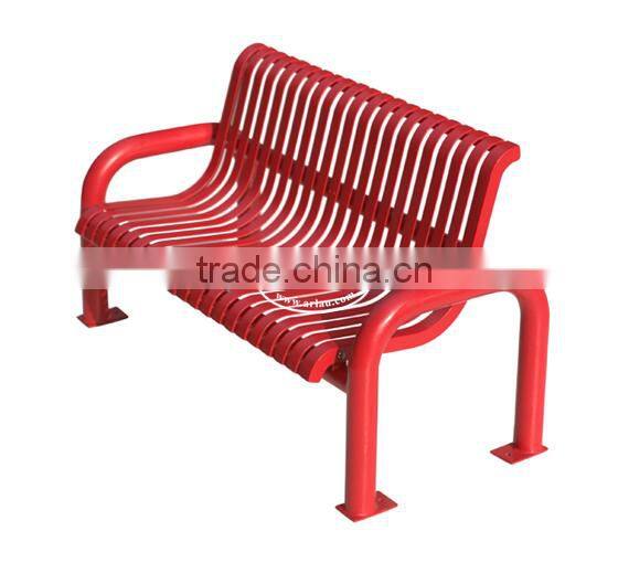 Hot dipping plastic coating park benches factory