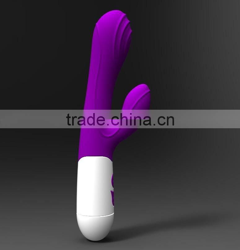 Silicone vibrating rod sex toy