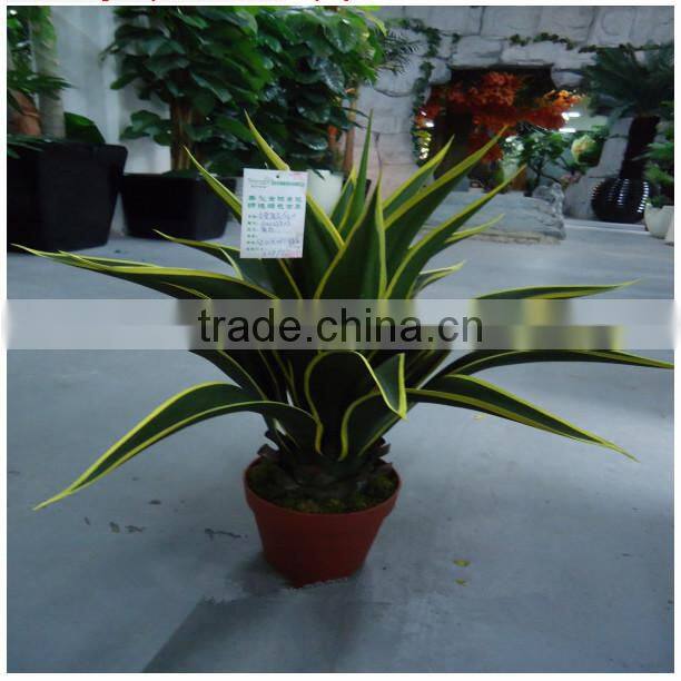 indoor plants plastic small artificial plant agave bonsai