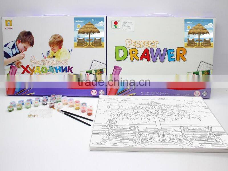 2016 Useful Artist canvas painting set Factory supplier lovely toy