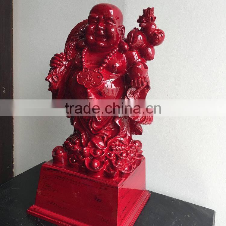 Polyresin figure of Buddha sculpture