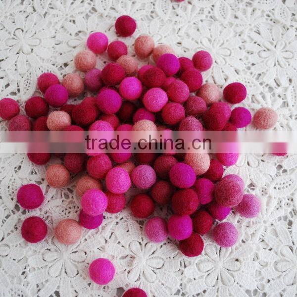 eco friendly new products promotional gift wholesale ornaments fabric nepal felt balls on alibaba express