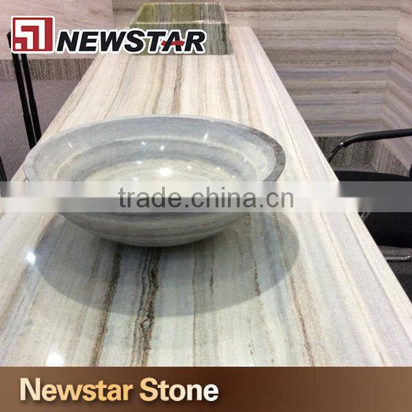 Newstar Silver Dragon Black Marble for Luxury Commercial Bathroom Vanity Top
