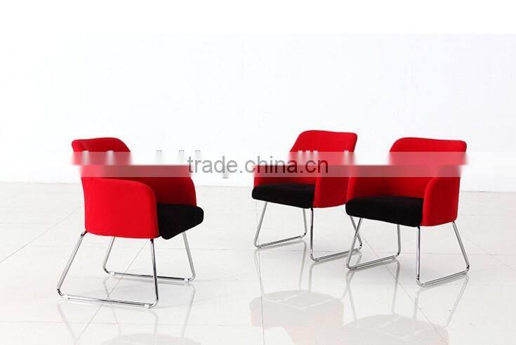 chic modern red show chair restaurant coffee shop club bar chair customized project cheap price furniture factory China