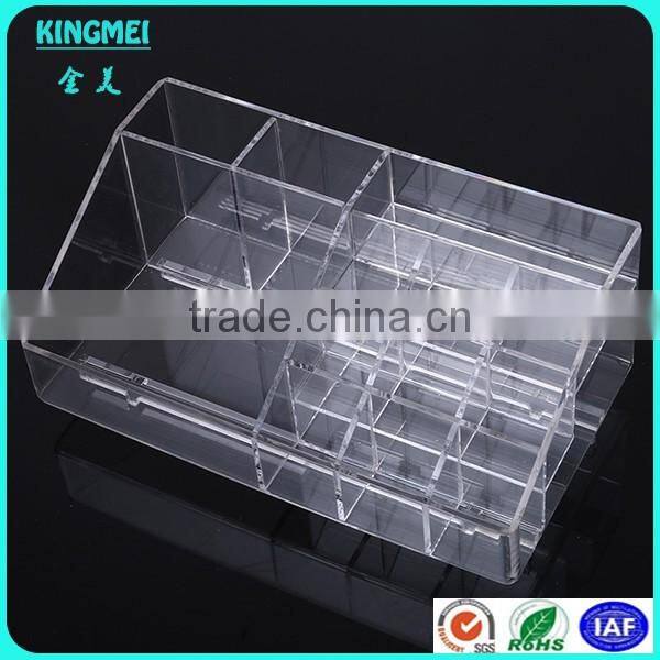 Acrylic Clear Makeup Organiser Cosmetic Storage 4 Drawers Jewellery Box