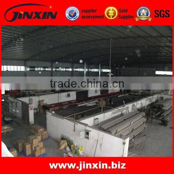 Jinxin interior estilo cristal escalera, barandilla de vidrio sin marco