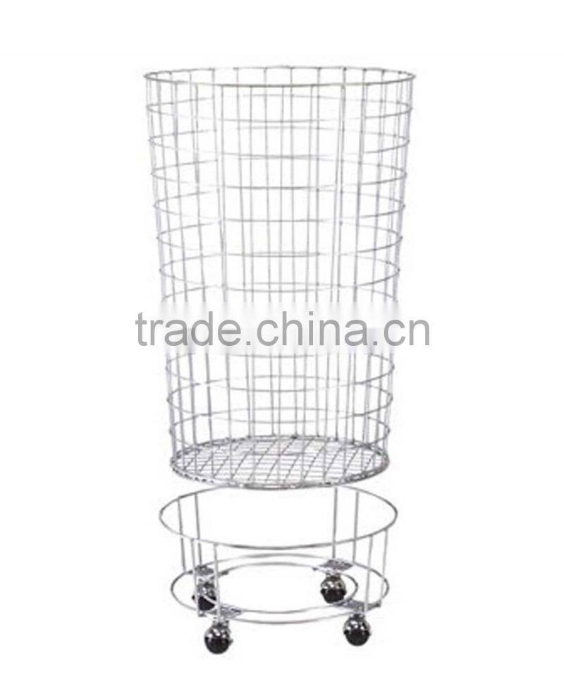 metal storage basket