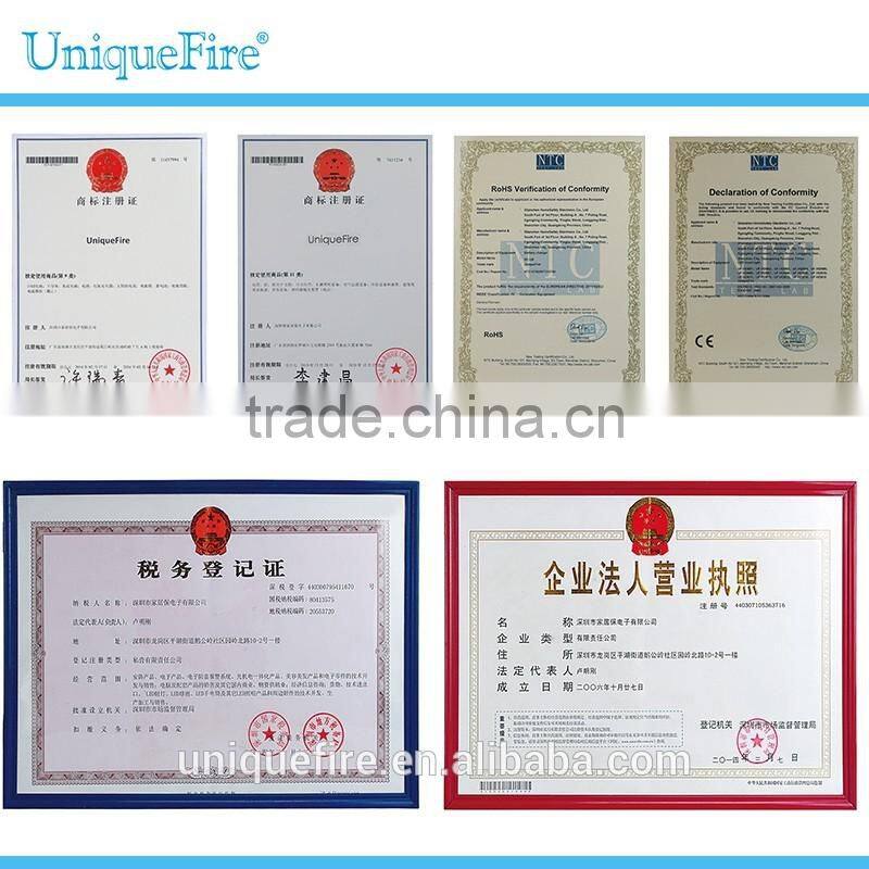 Uniquefire high star rechargeable 18650 3600mah battery case