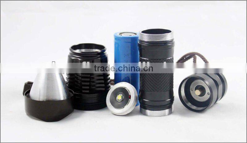 UniqueFire Cree XML-T6 Flash light High Power 1000 lumens 26650 Cree Led Flashlight of Gift set