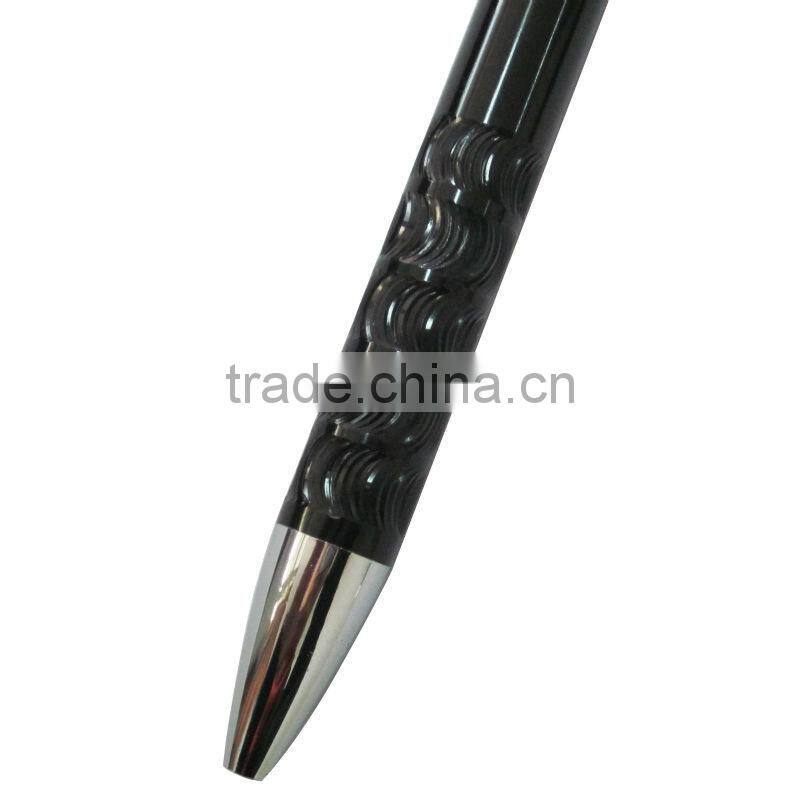 2013 new designer decorative aluminum barrel metal ballpoint pen