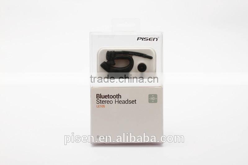 Pisen Rotatable Ear Hook Handfree NFC Connection Noise Cancelling Mini Wireless Earbud Stereo Bluetooth Earphone With Double Mic