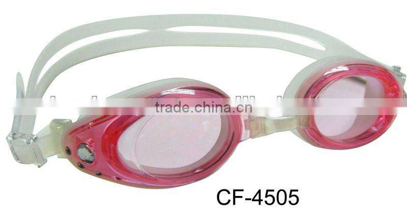 New silicone swimming goggle with Anti-fog lens(Diamond Series)
