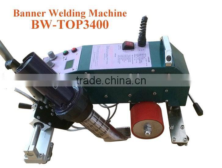 BW-TOP3400 Laser precision positioning system hot air banner welding Machine