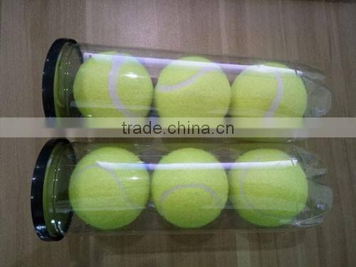 Economical/cheap/promotional bulk customized tennis ball for beginner training/entertainment wholesale price