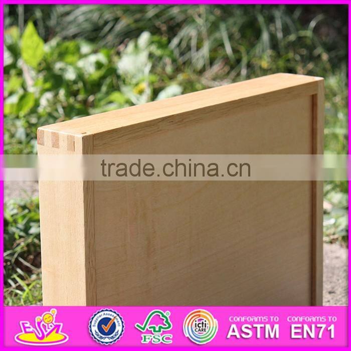 2016 Best sale 40 pieces funny wooden building blocks for kids W13A114